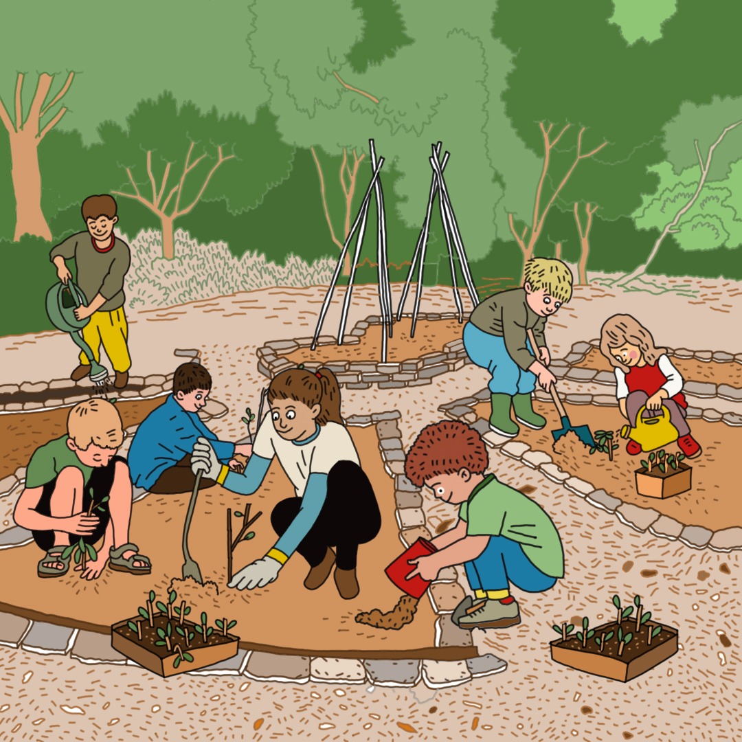 איור טו בשבט בתיה קולטון